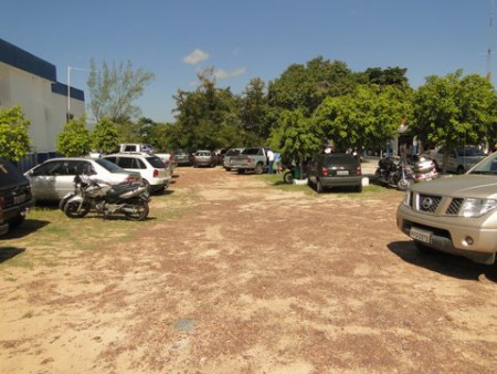 Estacionamento do evento em Afogados da Ingazeiras-PE